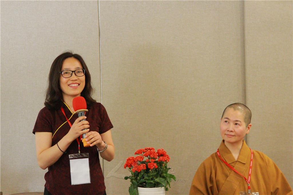 圖說:西北大學哲學院教授王雪梅期許大家做一個傳承中華文化的種子。 圖/鑒真圖書館提供 圖說:西北大學哲學院教授王雪梅期許大家做一個傳承中華文化的種子。 圖/鑒真圖書館提供