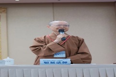 佛光祖庭宜興大覺寺二單監院如展法師為大眾開示